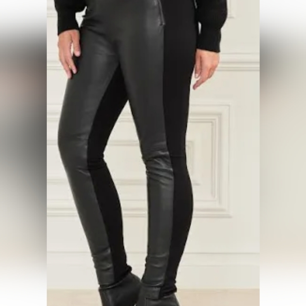 Marciano  Coy Black Leather Leggings